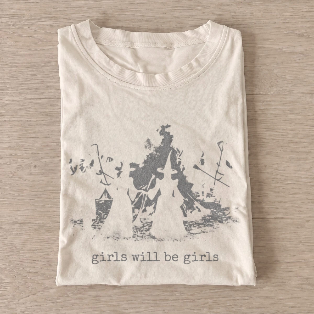 Girls will be girls witch gathering t shirt sand20witch girl gathering.webp