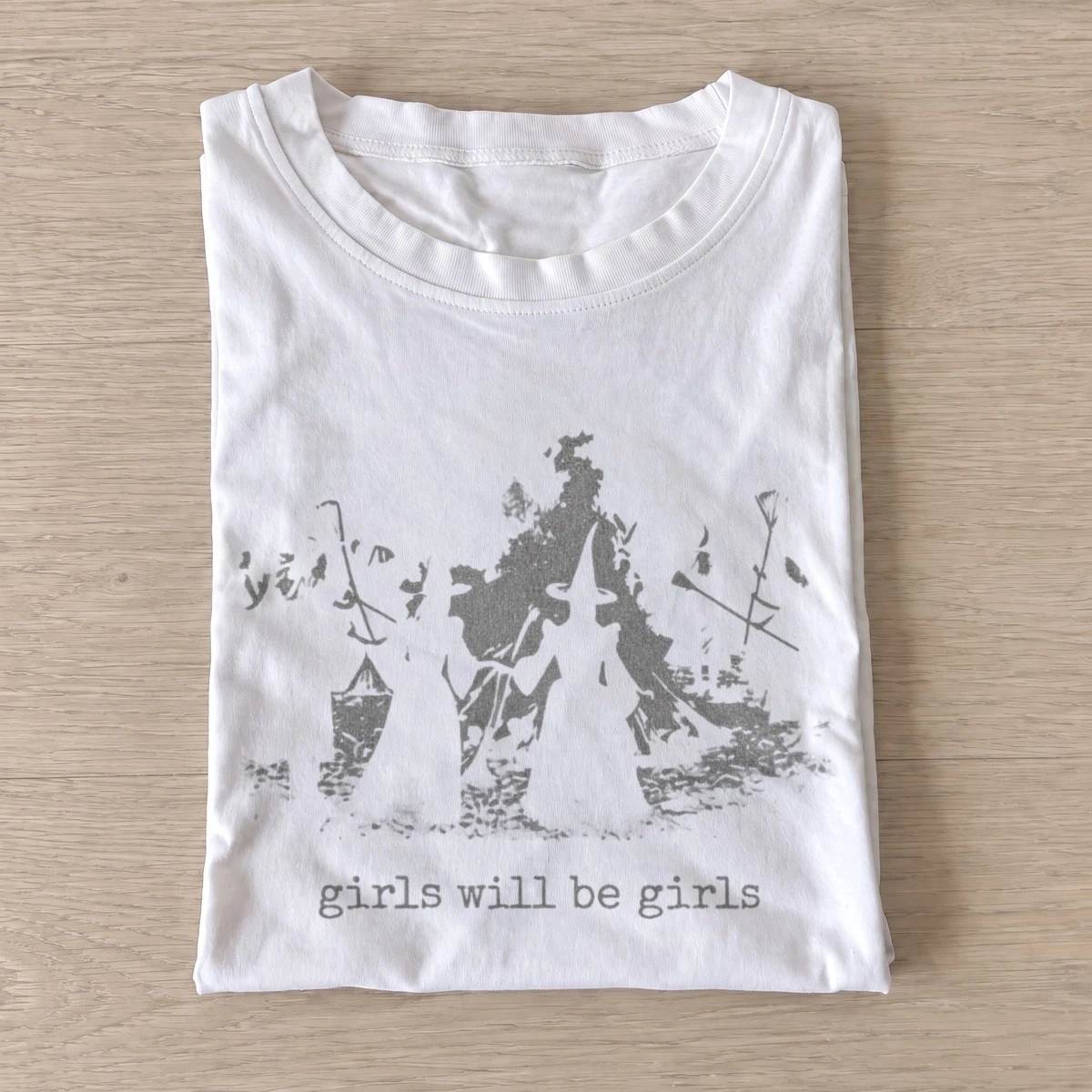 Girls will be girls witch gathering t shirt white20witch girl gathering.webp