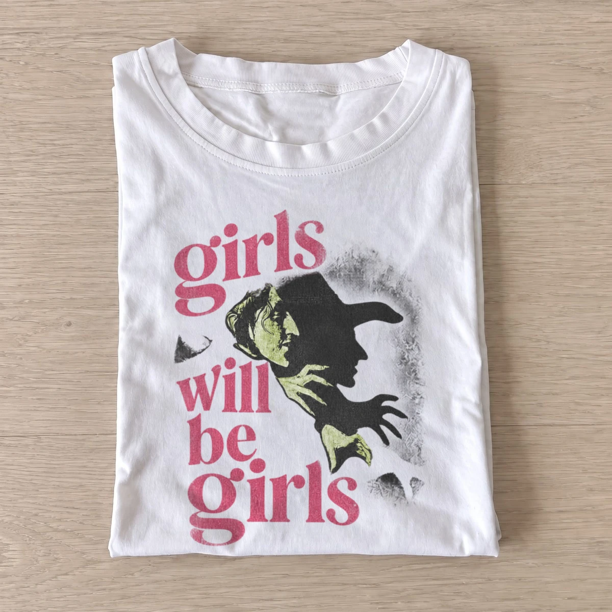 Girls will be girls witch t shirt white20witch girl power.webp