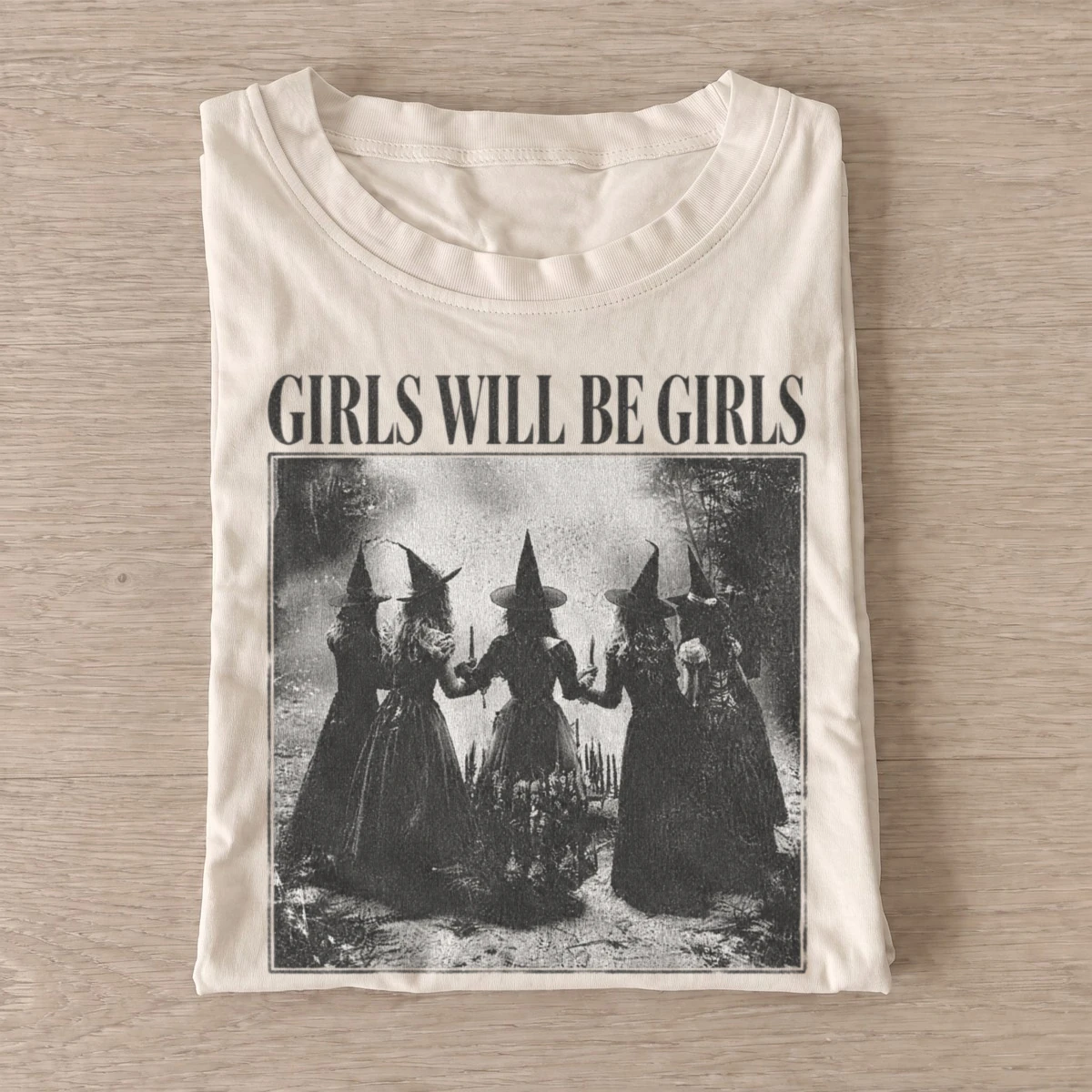 Girls will be girls witches night out t shirt sand20witches night out.webp