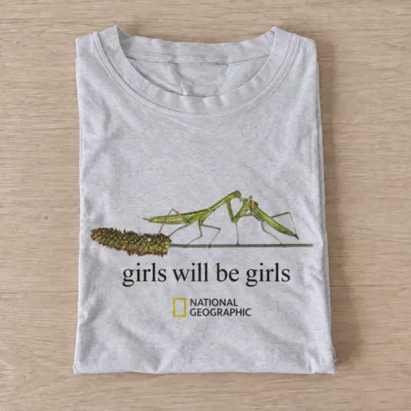 Girls will be mantises graphic t shirt gray20girls will be mantises.webp