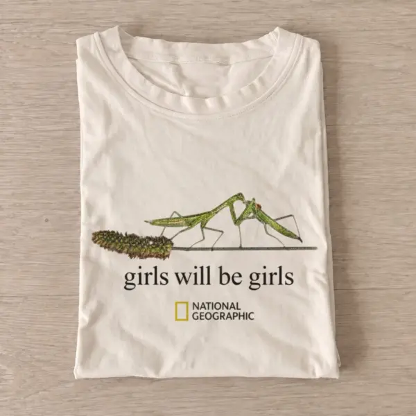 Girls will be mantises graphic t shirt sand20girls will be mantises.webp