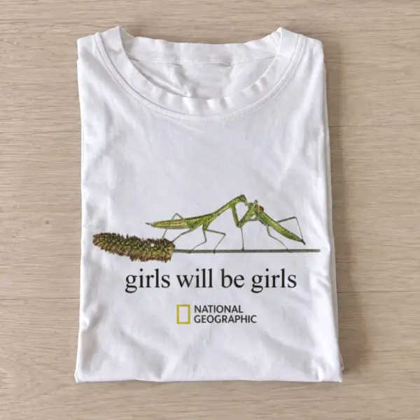 Girls will be mantises graphic t shirt white20girls will be mantises.webp