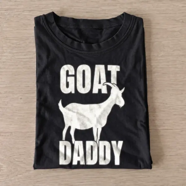 Goat daddy graphic t shirt black20goat daddy.webp