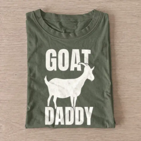 Goat daddy graphic t shirt olive20goat daddy.webp