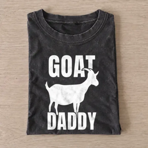 Goat daddy vintage t shirt washed20black20goat daddy.webp