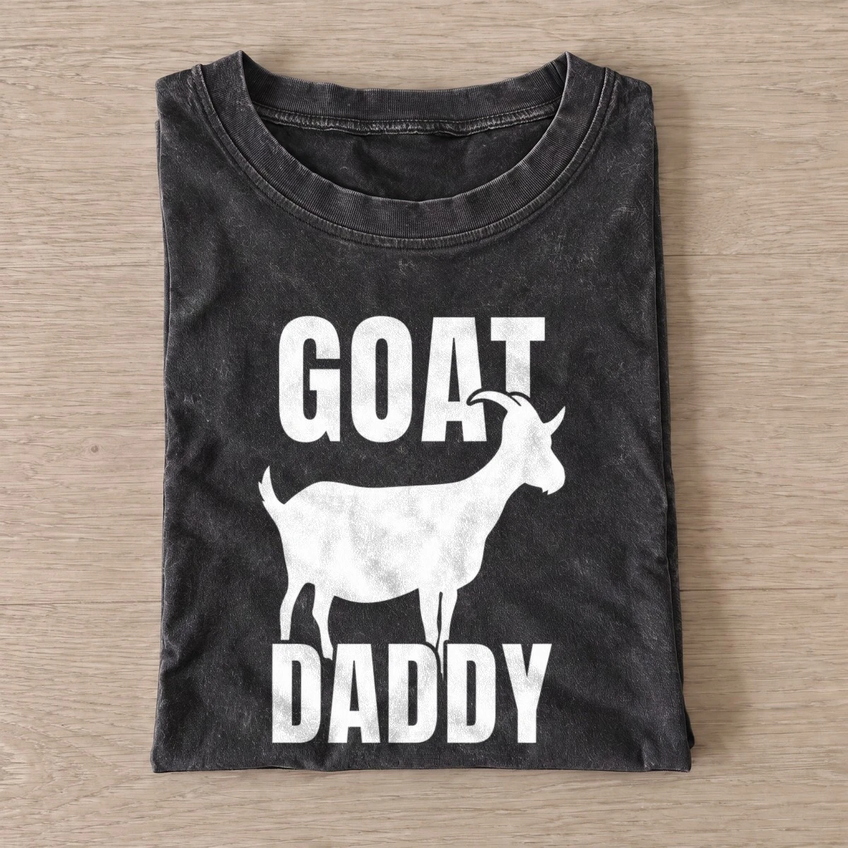 Goat daddy vintage t shirt washed20black20goat daddy.webp