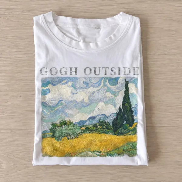 Gogh outside cypress field t shirt white20cypress field outdoors.webp