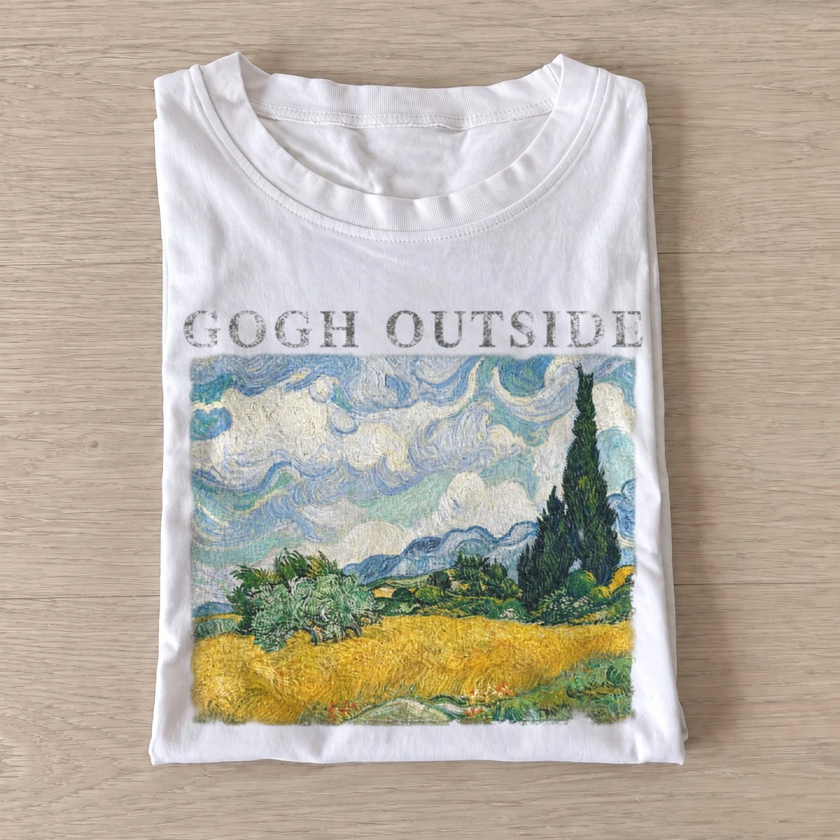 Gogh outside cypress field t shirt white20cypress field outdoors.webp