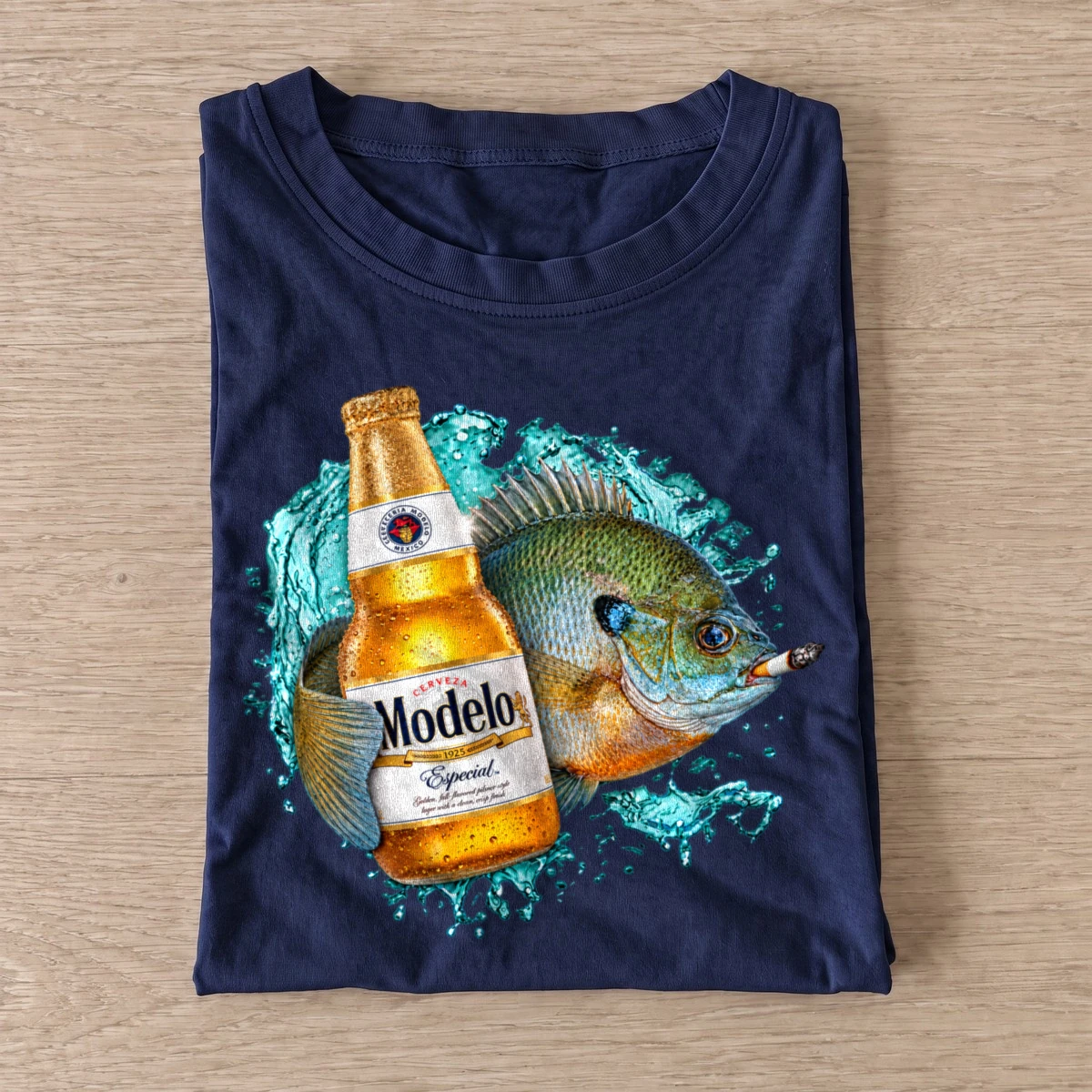 Golden lager bluegill t shirt navy20golden lager bluegill.webp