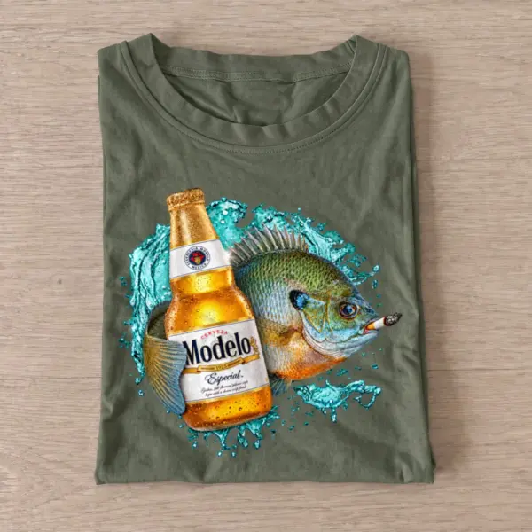 Golden lager bluegill t shirt olive20golden lager bluegill.webp