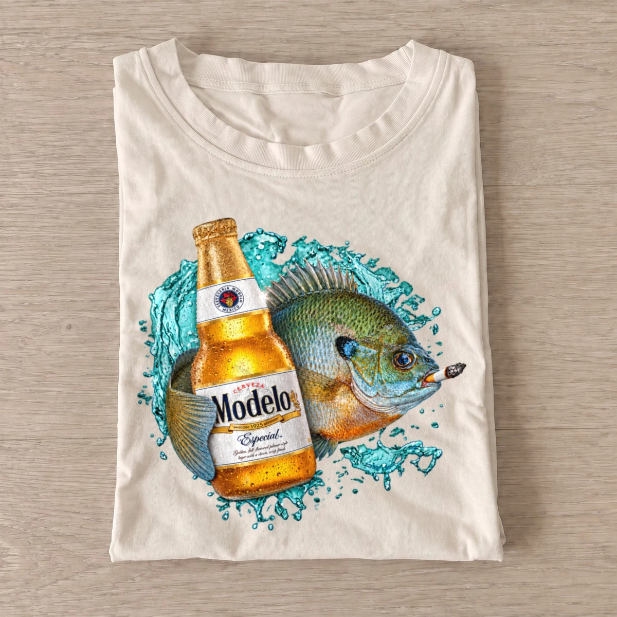 Golden lager bluegill t shirt sand20golden lager bluegill.webp