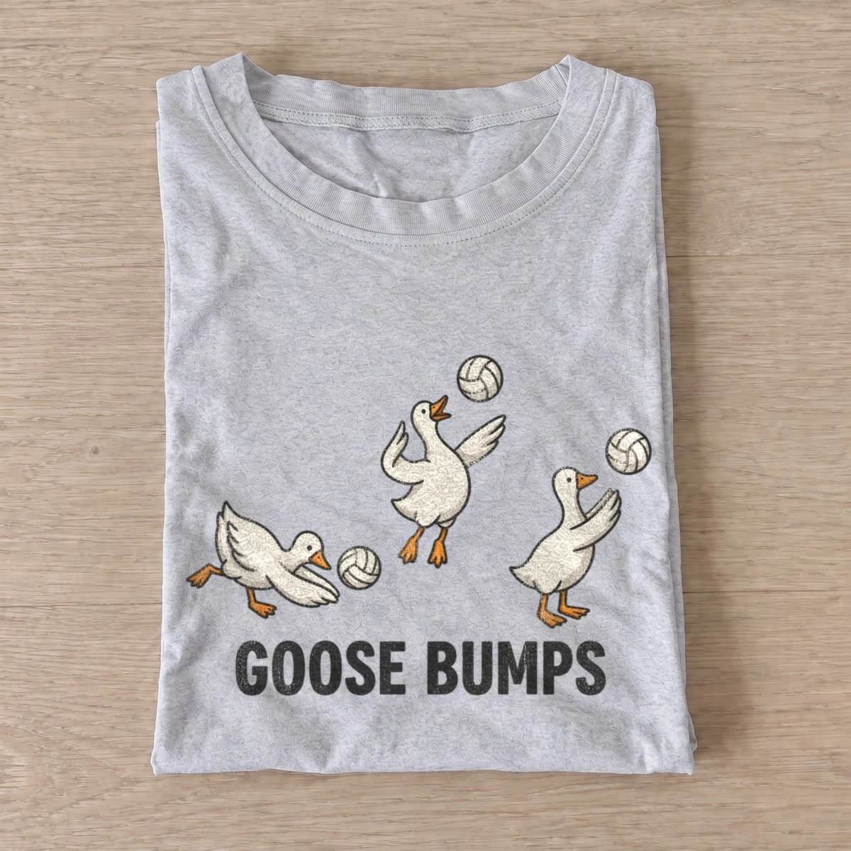 Goose bumps volleyball t shirt gray20goose bumps volleyball.webp
