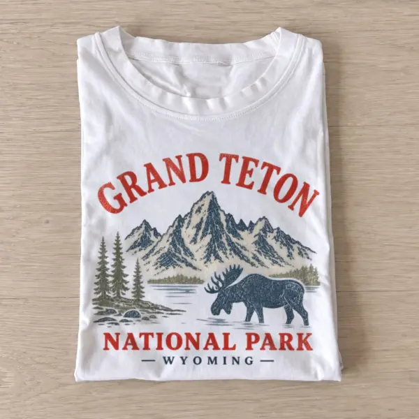 Grand teton national park moose t shirt white20grand teton moose.webp