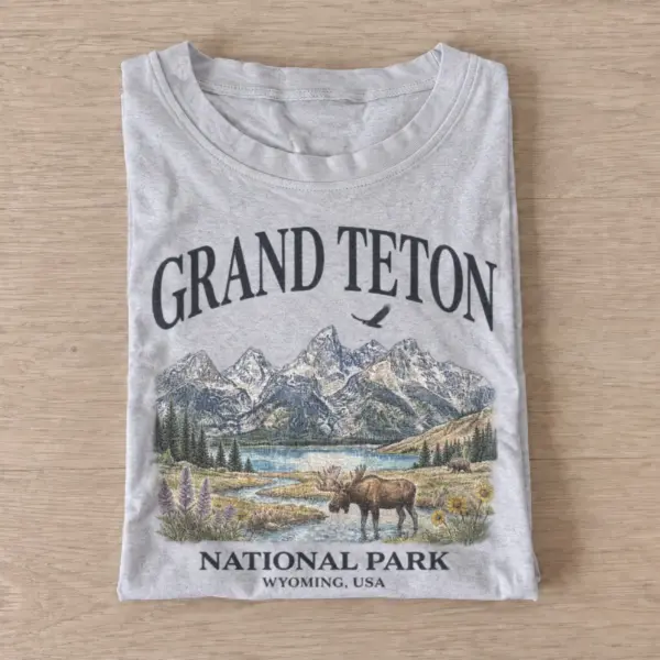 Grand teton national park wyoming t shirt gray20grand teton.webp