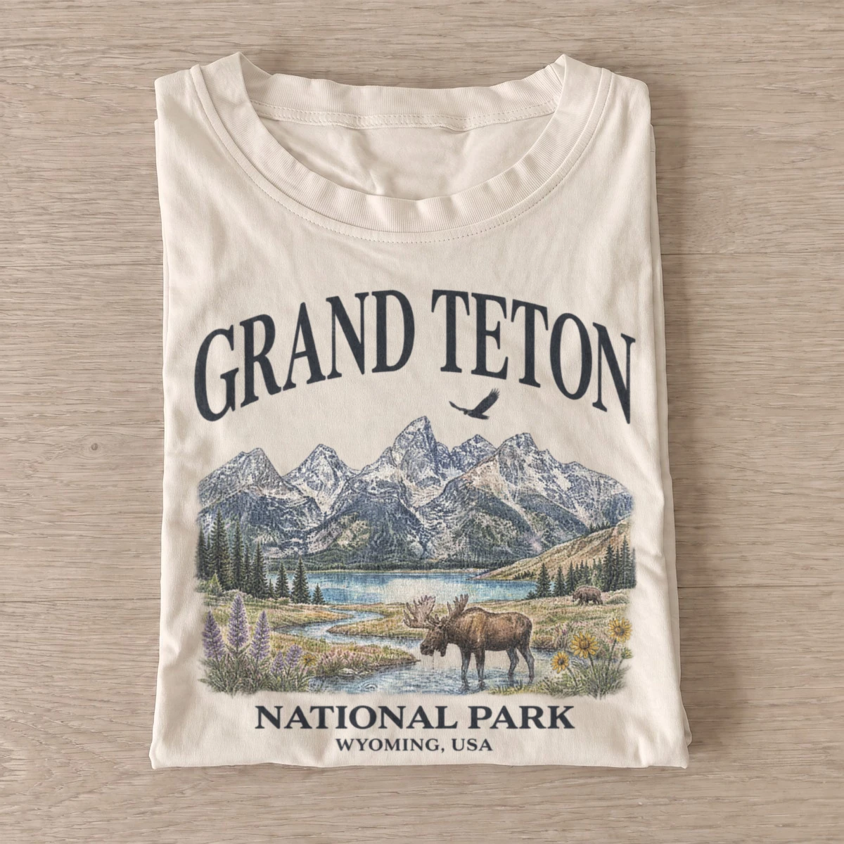 Grand teton national park wyoming t shirt sand20grand teton.webp