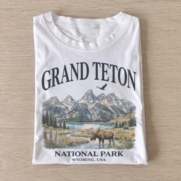 Grand teton national park wyoming t shirt white20grand teton.webp