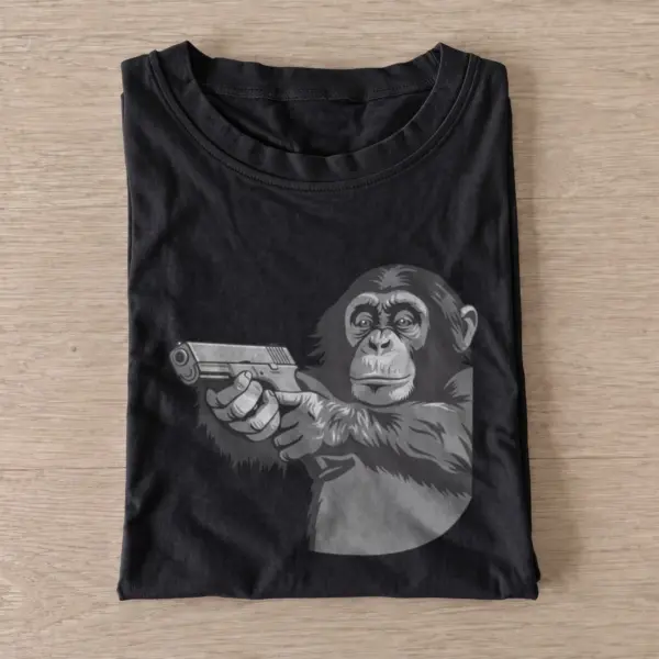 Gray chimp pistol t shirt black20gray chimp pistol.webp