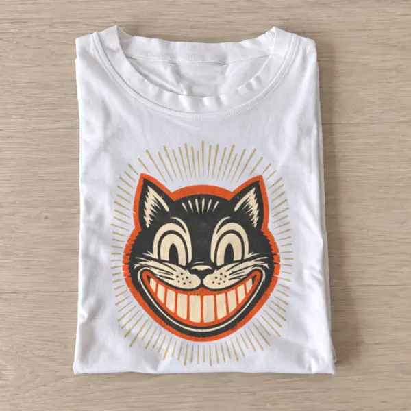 Grinning black cat t shirt white20grinning black cat.webp