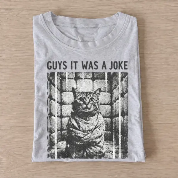 Guys it was a joke jailed cat t shirt gray20jailed joker cat.webp