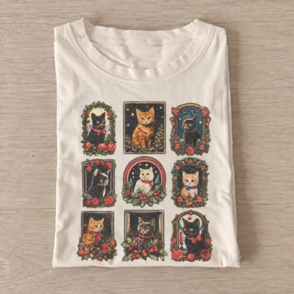 Halloween cat stamps t shirt sand20halloween cat stamps.webp