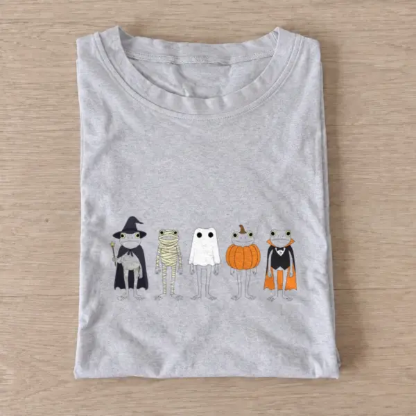 Halloween Frogs Graphic T-Shirt — graphic design