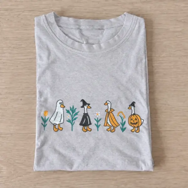 Halloween goose parade t shirt gray20halloween goose parade.webp