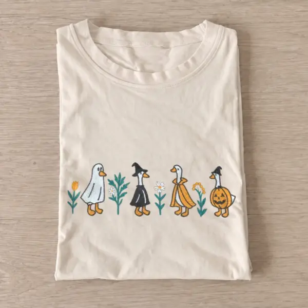 Halloween goose parade t shirt sand20halloween goose parade.webp