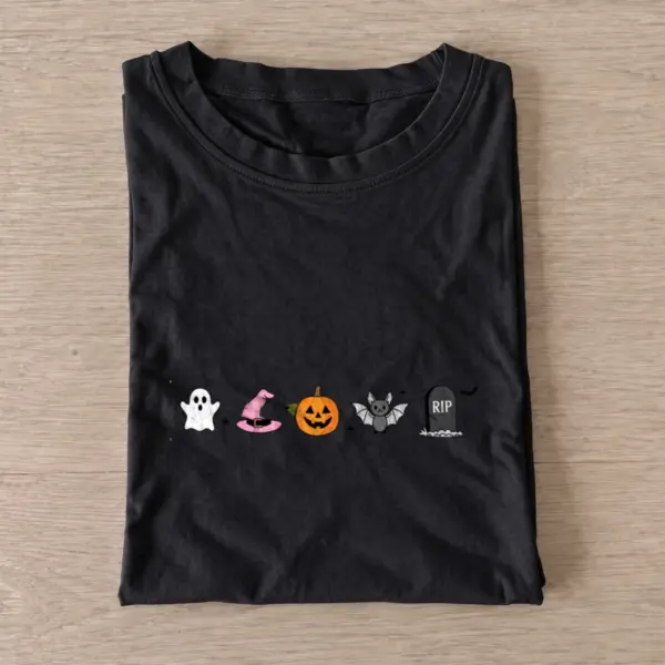 Halloween icon lineup t shirt black20halloween icon lineup.webp