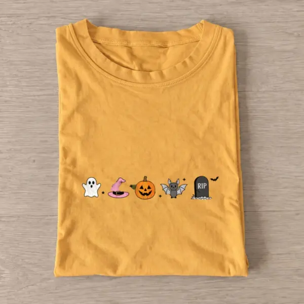 Halloween icon lineup t shirt gold20halloween icon lineup.webp