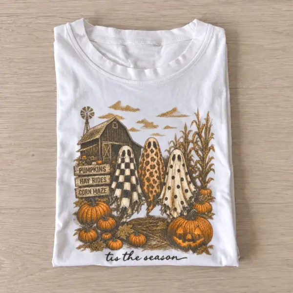 Harvest ghost farm tis the season t shirt white20harvest ghost farm.webp