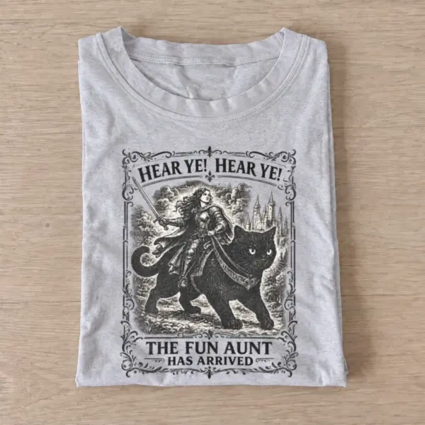 Hear ye the fun aunt has arrived t shirt gray20fun aunt witch.webp