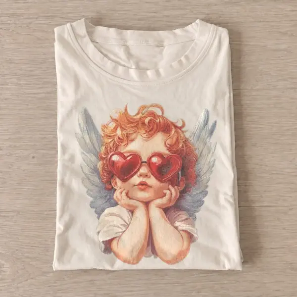 Heart glasses cherub t shirt sand20heart glasses cherub.webp