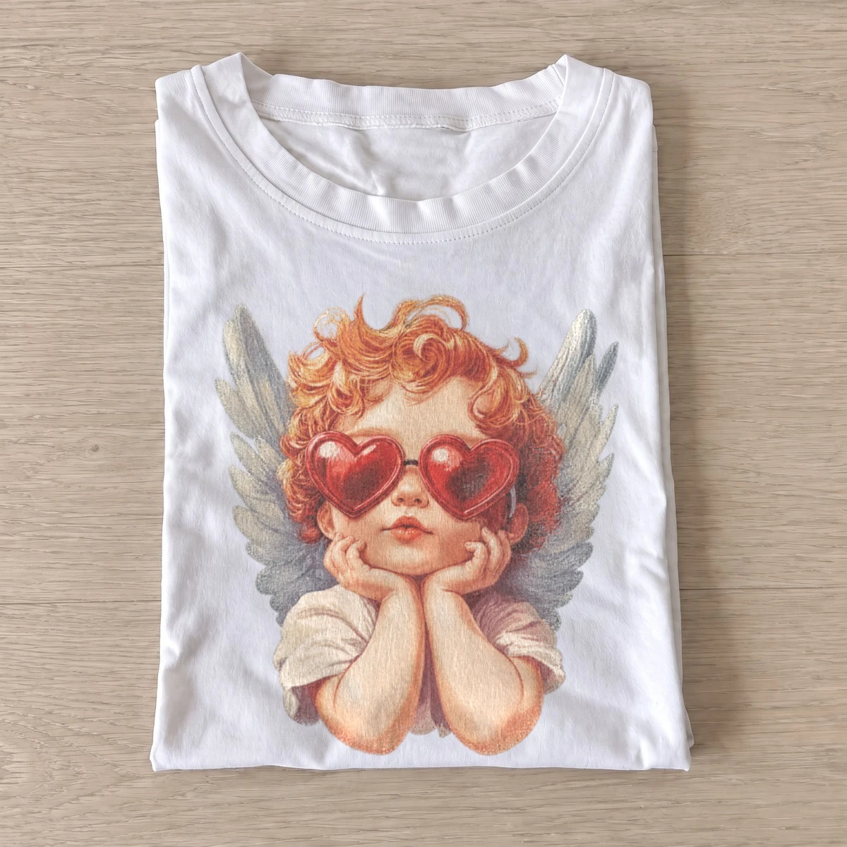 Heart glasses cherub t shirt white20heart glasses cherub.webp