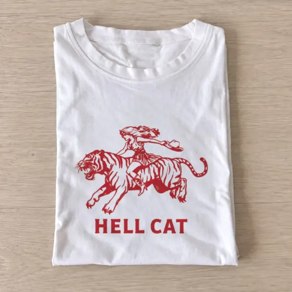 Hell cat rider t shirt white20hell cat rider.webp