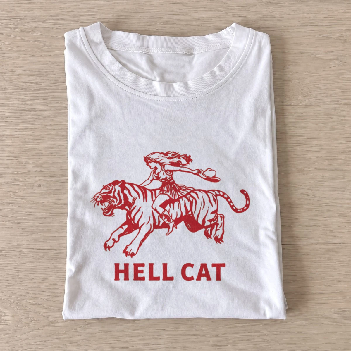 Hell cat rider t shirt white20hell cat rider.webp