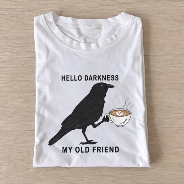 Hello darkness coffee t shirt white20hello darkness coffee.webp