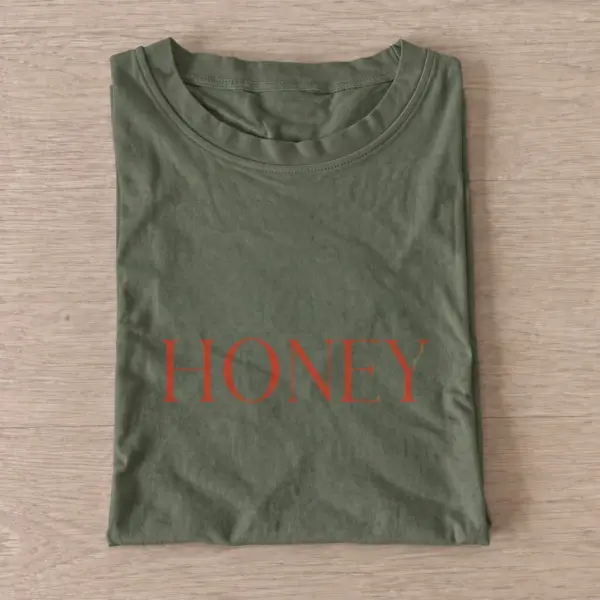 Honey rust type t shirt olive20honey rust type.webp