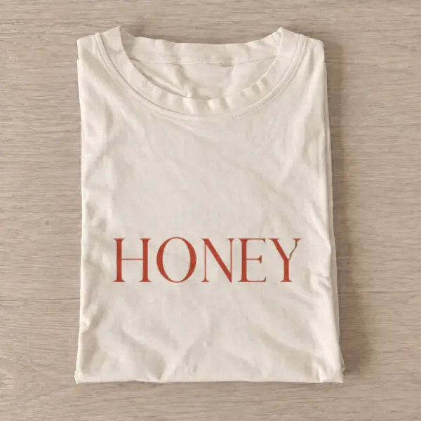 Honey rust type t shirt sand20honey rust type.webp
