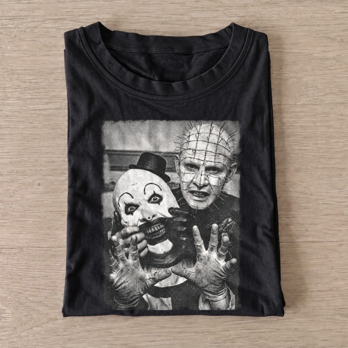 Horror duo selfie t shirt black20horror duo selfie.webp