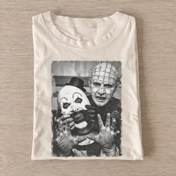 Horror duo selfie t shirt sand20horror duo selfie.webp