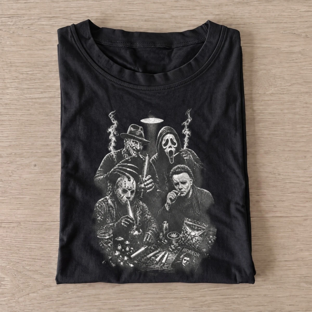 Horror villain gathering t shirt black20horror villain gathering.webp