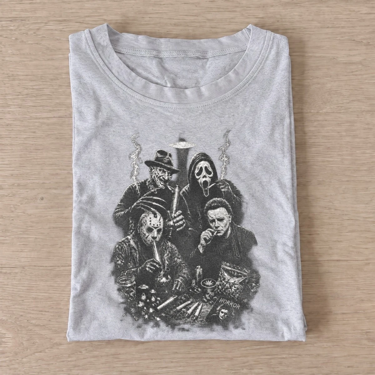 Horror villain gathering t shirt gray20horror villain gathering.webp