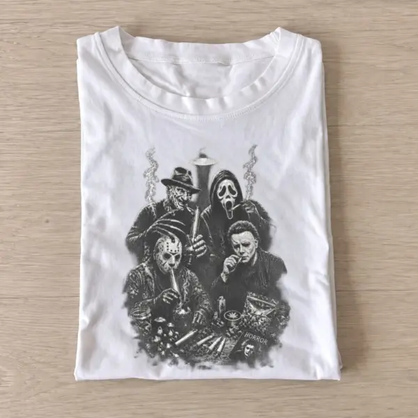 Horror villain gathering t shirt white20horror villain gathering.webp
