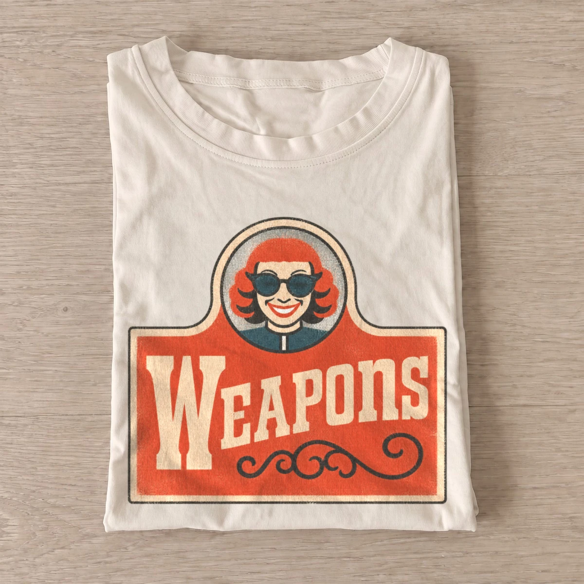 Horror woman weapons mascot t shirt sand20horror woman mascot.webp