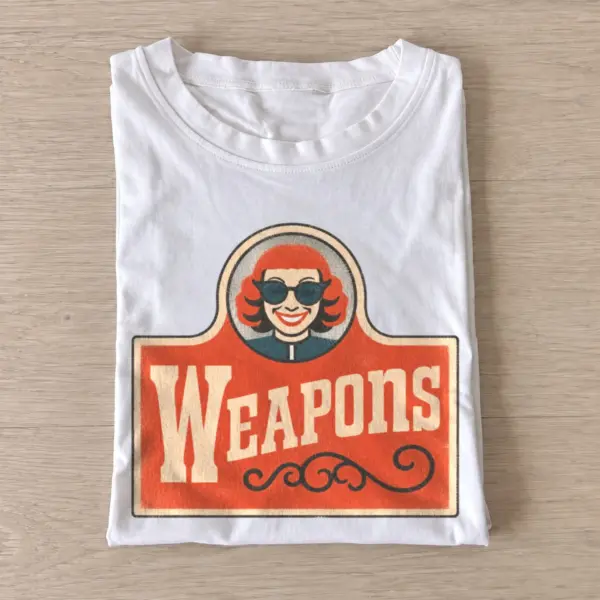 Horror woman weapons mascot t shirt white20horror woman mascot.webp