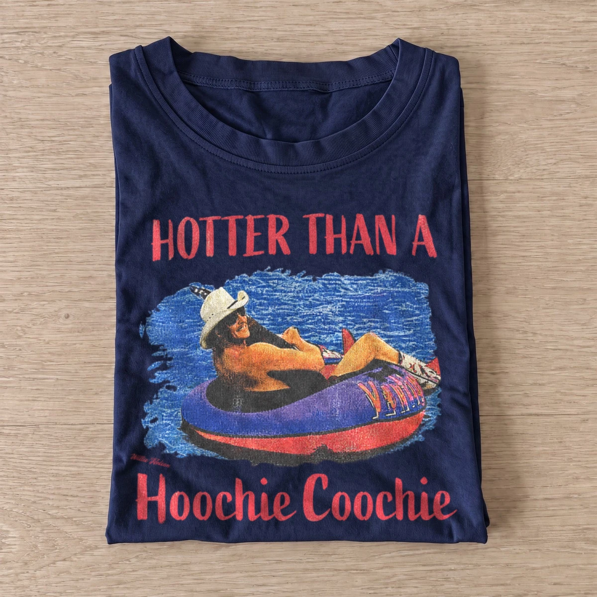 Hotter than a hoochie coochie country river float t shirt navy20country river float.webp