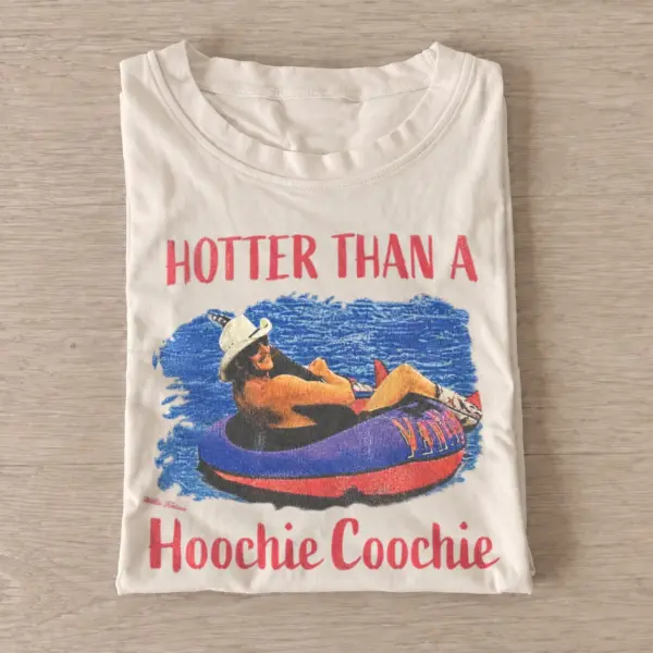 Hotter than a hoochie coochie country river float t shirt sand20country river float.webp