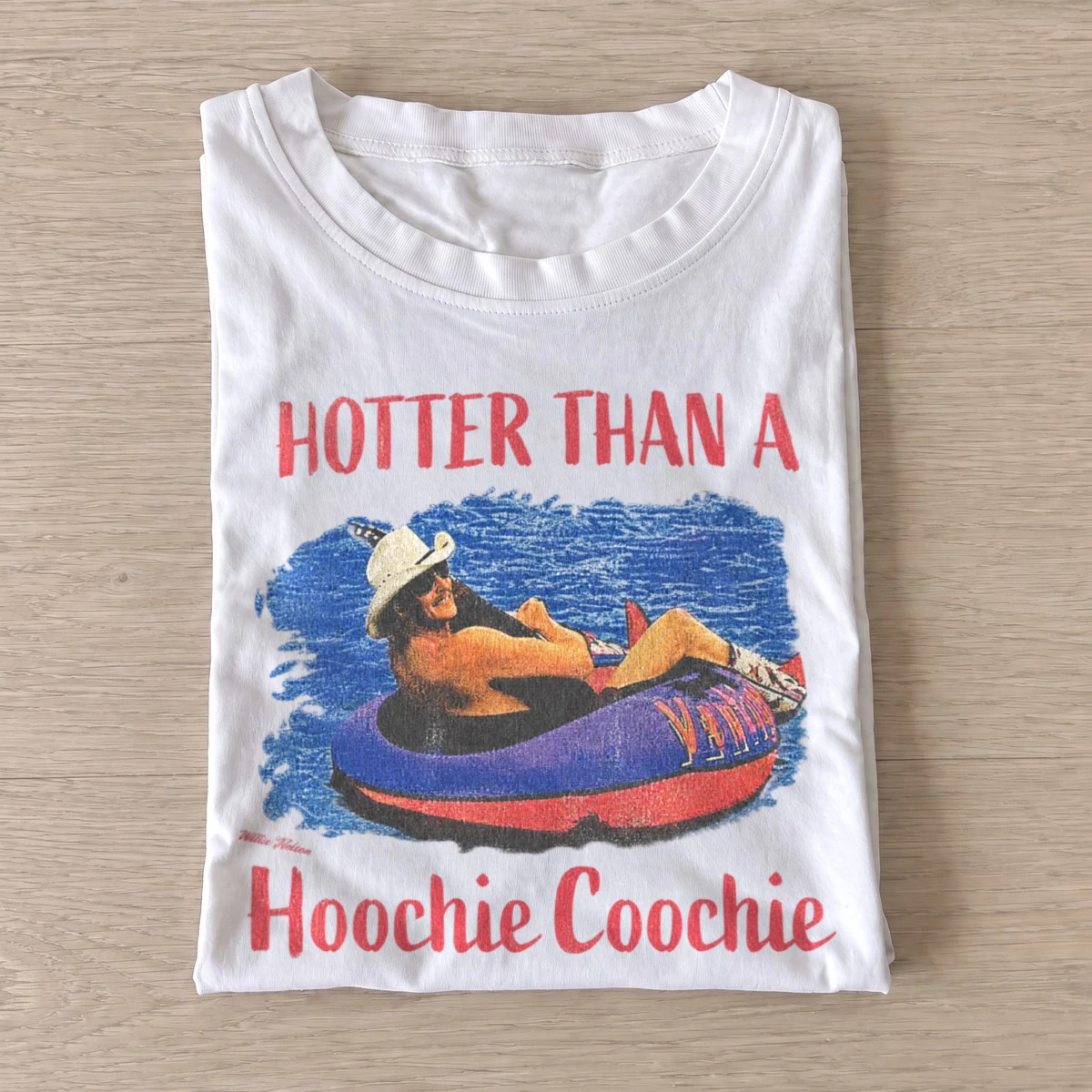 Hotter than a hoochie coochie country river float t shirt white20country river float.webp