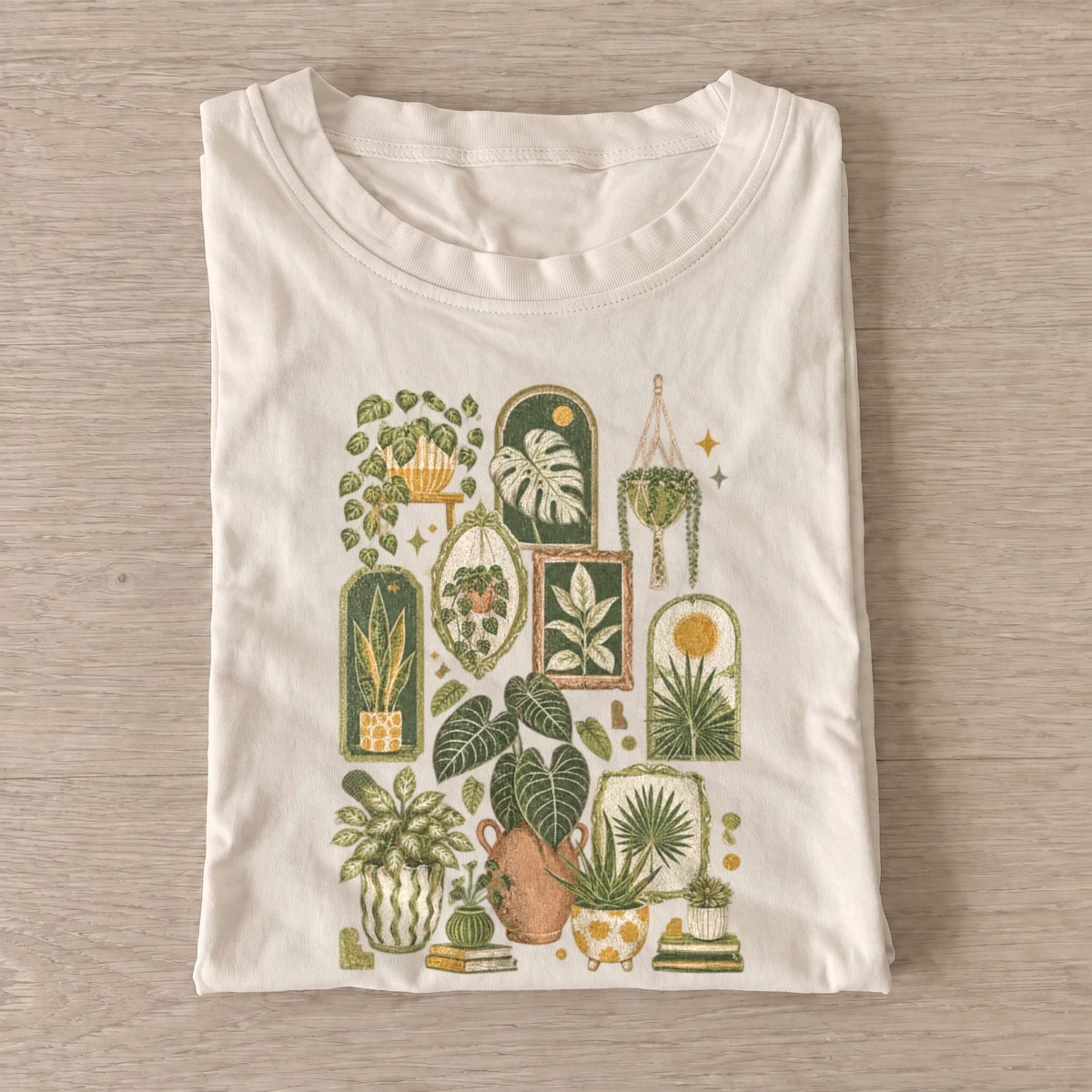 Houseplant collection botanical t shirt sand20houseplant collection.webp